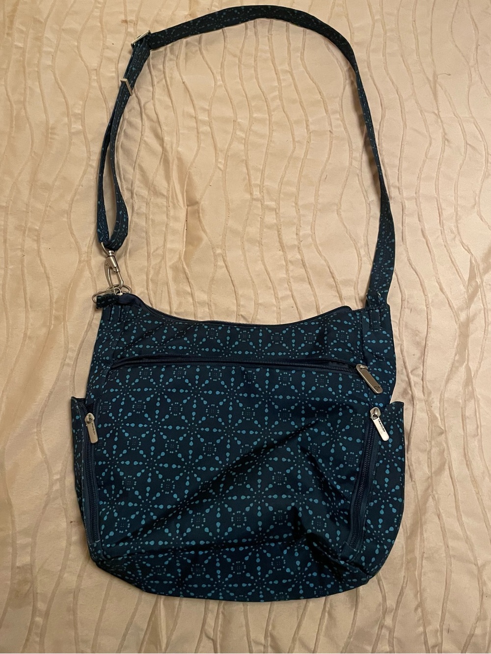 Traveling anti-theft cross body bag